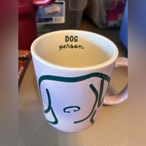 GIVEAWAY: Dog Person Mug - Lavendar White and Green
